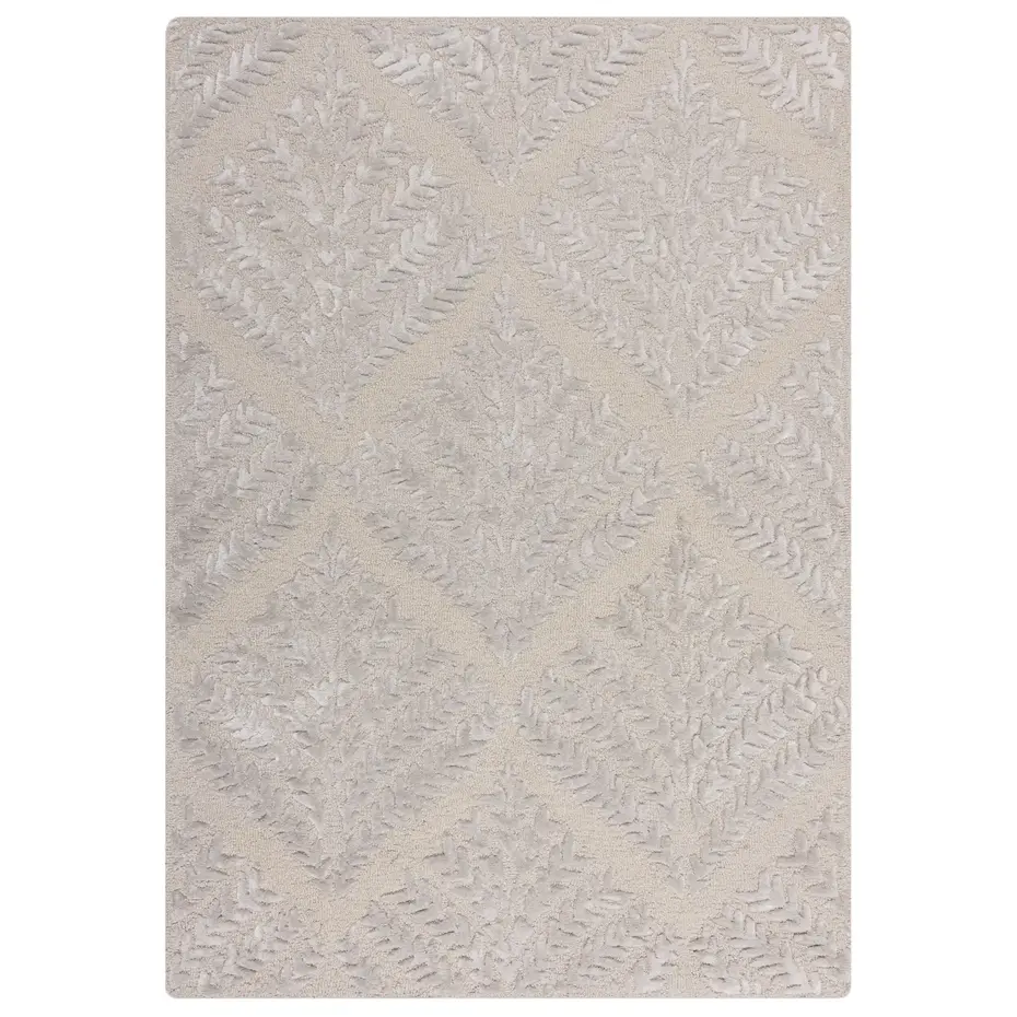 Wollen vloerkleed - Sloane Viscose Grijs