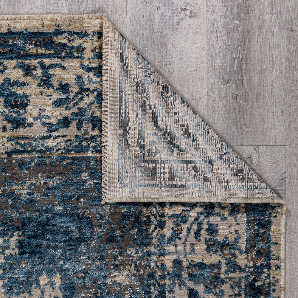 Vintage vloerkleed - Cordelia Blauw