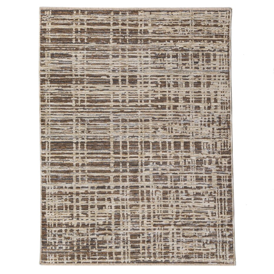 Abstract vloerkleed - Lattice Beige/Grijs Abstract vloerkleed - Lattice Beige/Grijs