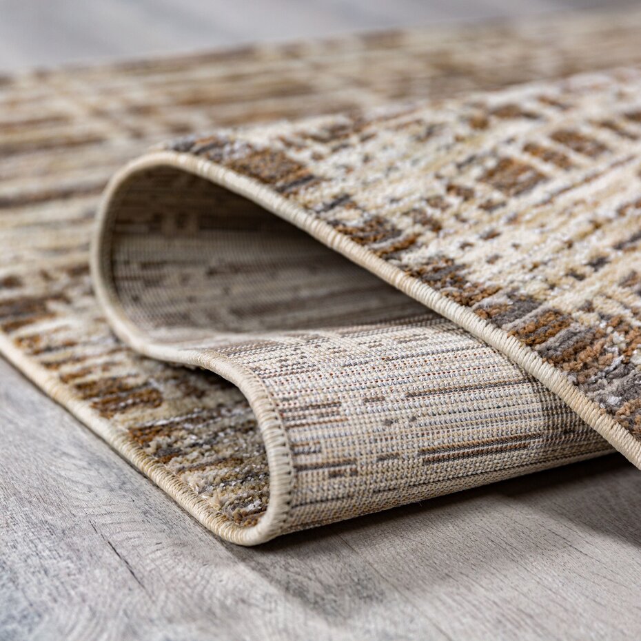 Abstract vloerkleed - Lattice Beige/Grijs Abstract vloerkleed - Lattice Beige/Grijs