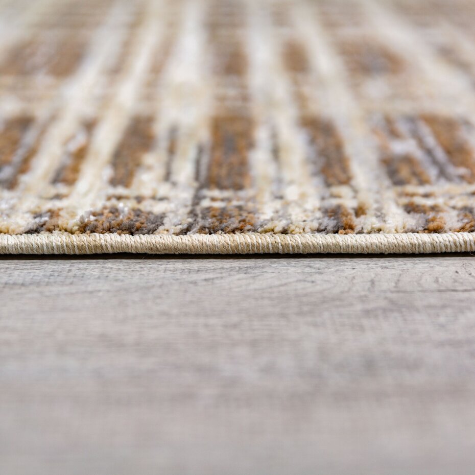 Abstract vloerkleed - Lattice Beige/Grijs Abstract vloerkleed - Lattice Beige/Grijs