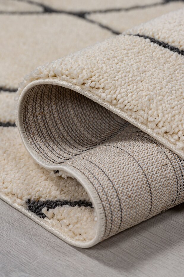 Berber vloerkleed - Flow Creme