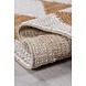 Jute vloerkleed - Effie Diamond Beige
