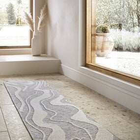 Abstract wasbaar loper - Calder Grijs