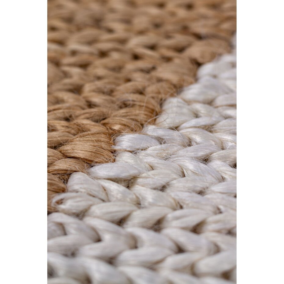 Jute loper - Effie Diamond Beige