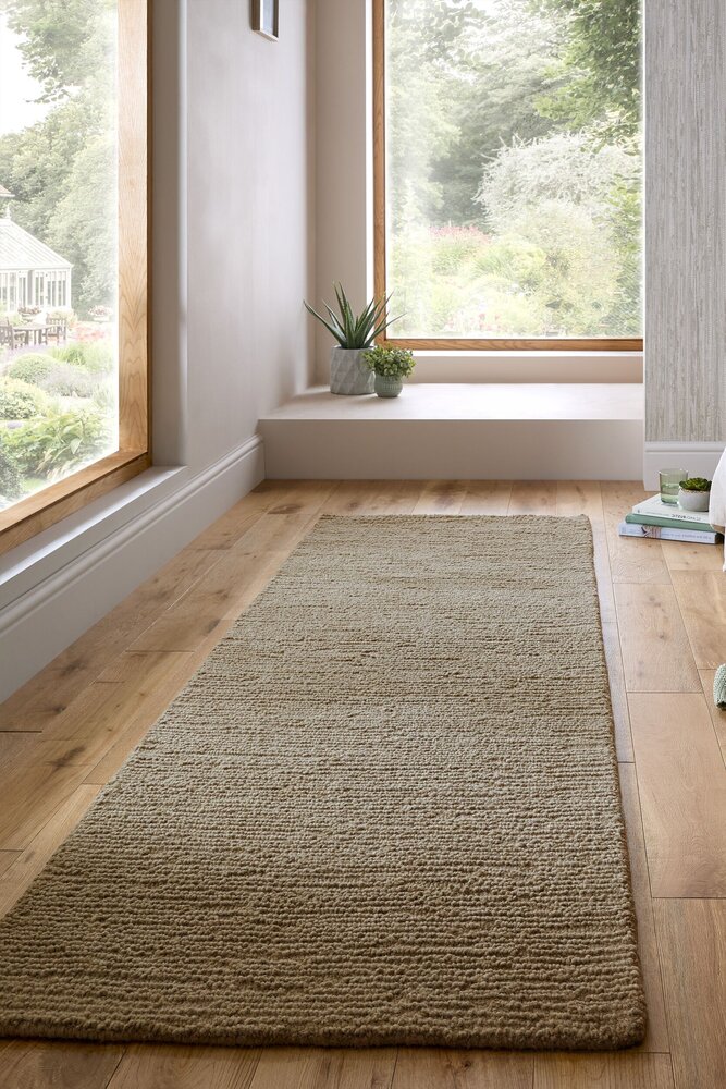 Wollen loper - Harris Boucle Groen