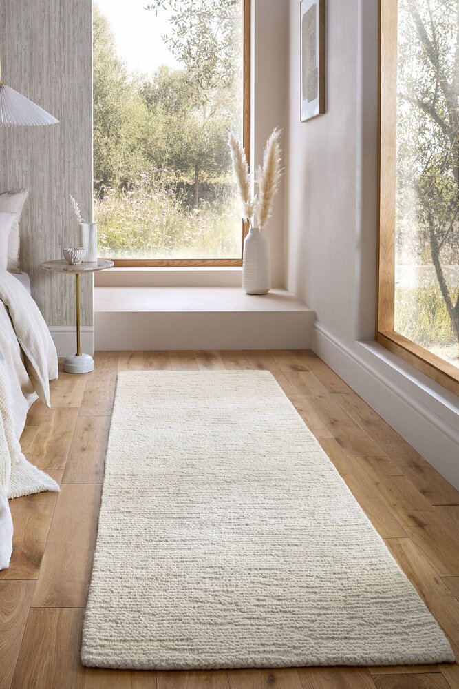 Wollen loper - Harris Boucle Creme