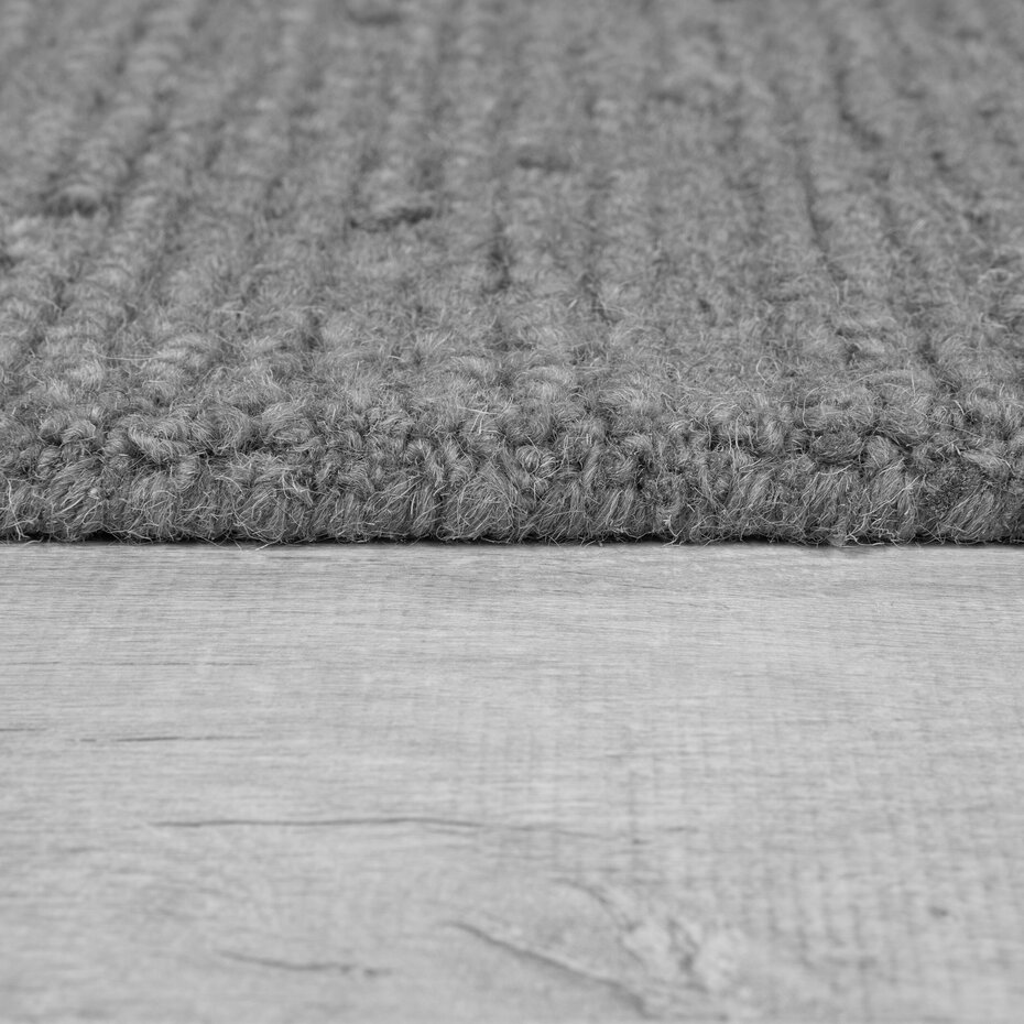 Wollen loper - Harris Boucle Grijs Wollen loper - Harris Boucle Grijs