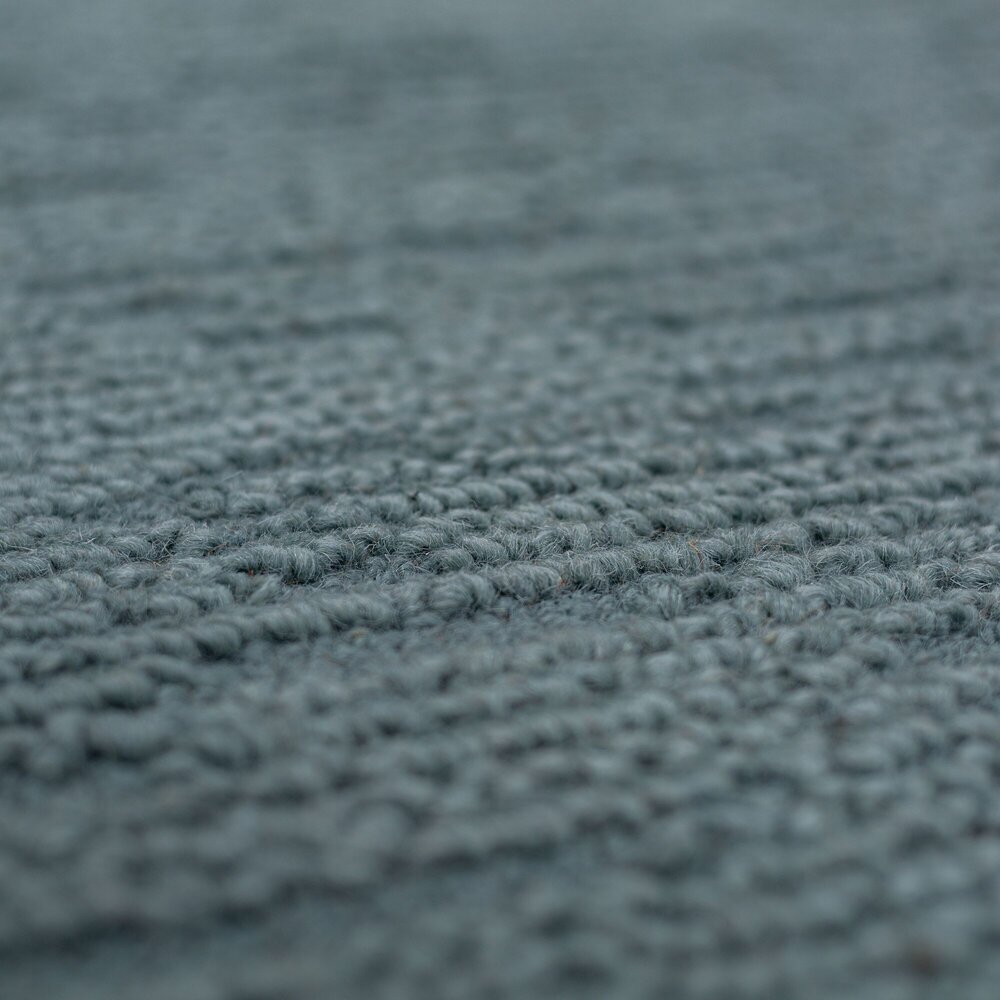 Wollen loper - Harris Boucle Blauw