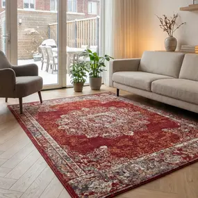 Vintage vloerkleed - Maderno Rood / Multi Vintage vloerkleed - Maderno Rood / Multi