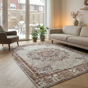 Vintage vloerkleed - Maderno Crème / Multi Vintage vloerkleed - Maderno Crème / Multi