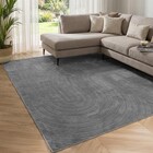 Japandi vloerkleed - Mystic Grooves Grijs