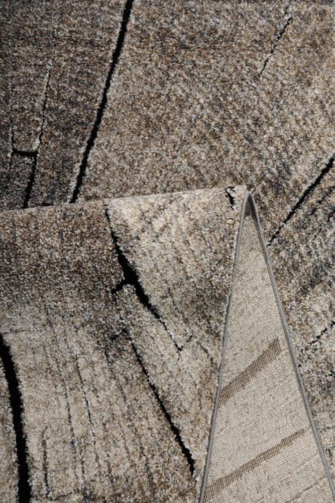 Grafisch vloerkleed - Maratta Bruin Grafisch vloerkleed - Maratta Bruin