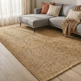 Handgeweven Jute vloerkleed - Bouclé Jaipur Naturel