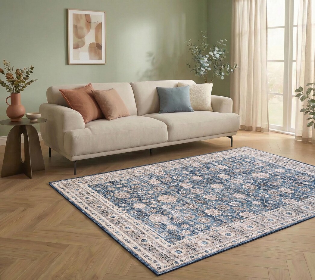 Vintage vloerkleed - Burano Blauw