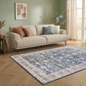 Vintage vloerkleed - Burano Blauw