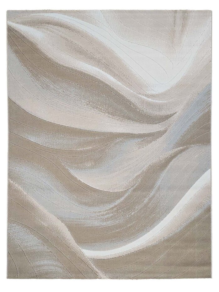 Modern vloerkleed - Ancora Beige/Grijs