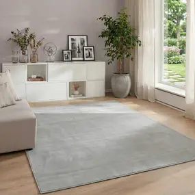 Wasbaar vloerkleed - Malaga Lichtgrijs