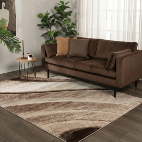 Modern vloerkleed - Lima Designer Bruin