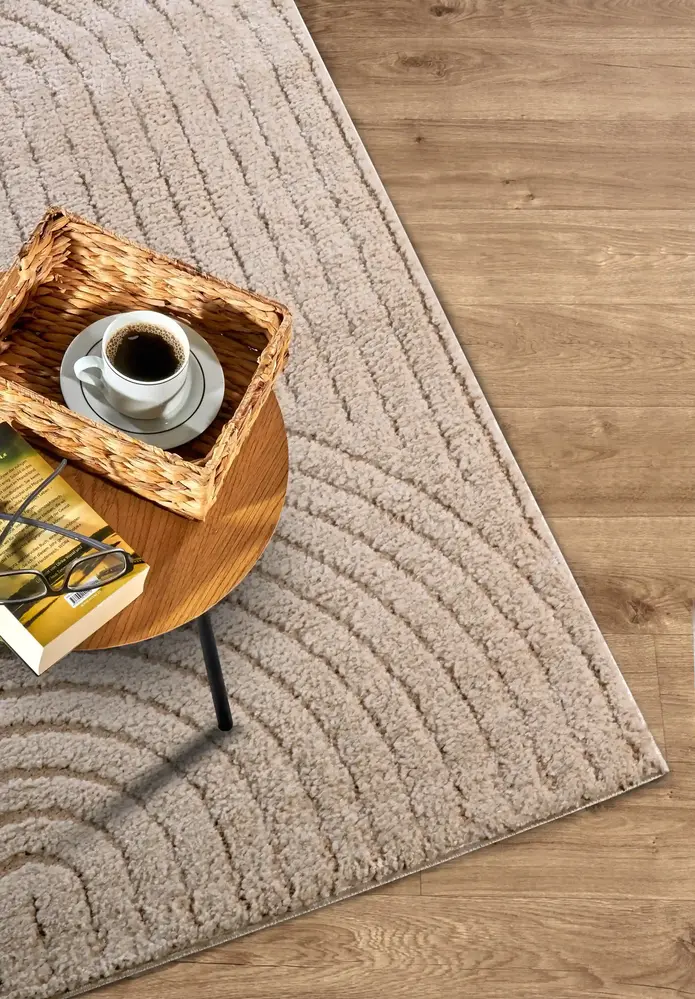 Japandi vloerkleed - Panglao Beige - 120x170 cm Japandi vloerkleed - Panglao Beige - 120x170 cm