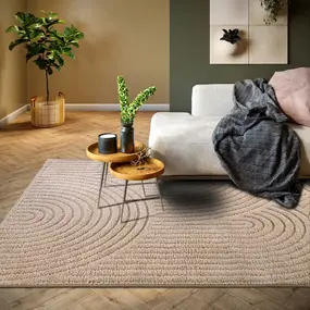 Elle Decoration Japandi vloerkleed - Panglao Beige