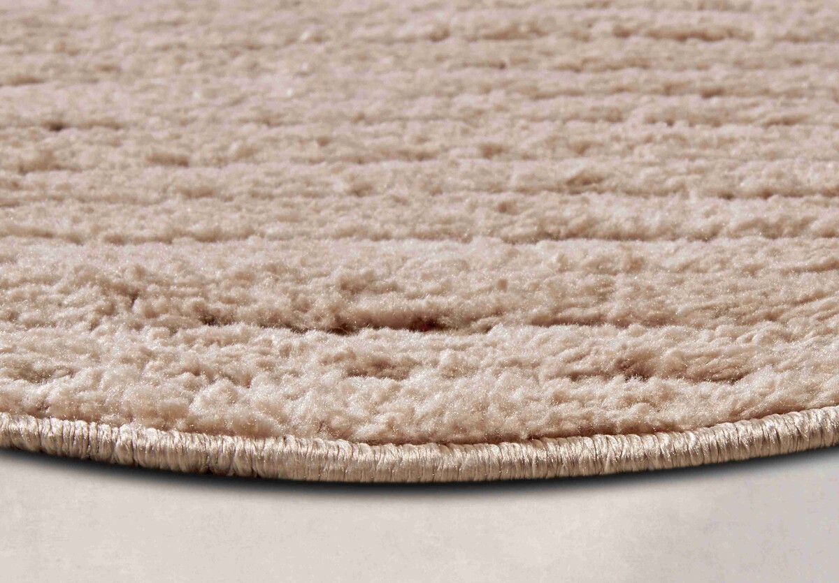 Rond Japandi vloerkleed - Panglao Beige