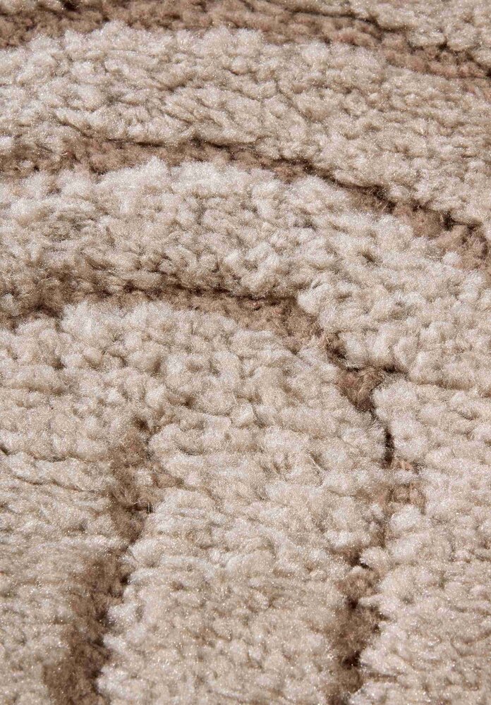 Rond Japandi vloerkleed - Panglao Beige