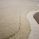 Wollen vloerkleed - Leo Scallop Border Beige/Taupe Wollen vloerkleed - Leo Scallop Border Beige/Taupe
