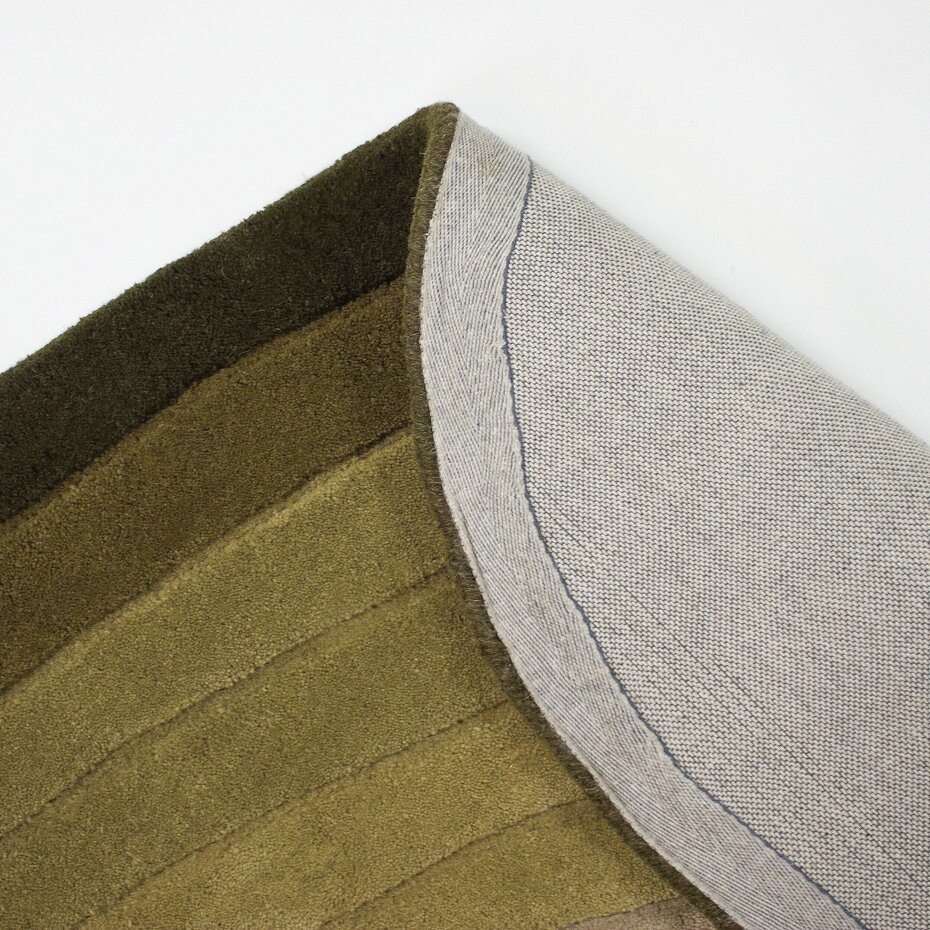 Organisch wollen vloerkleed - Puddle Ombre Groen Organisch wollen vloerkleed - Puddle Ombre Groen