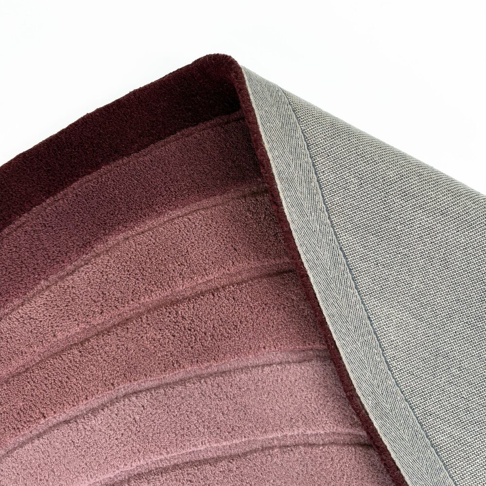 Organisch wollen vloerkleed - Puddle Ombre Paars Organisch wollen vloerkleed - Puddle Ombre Paars