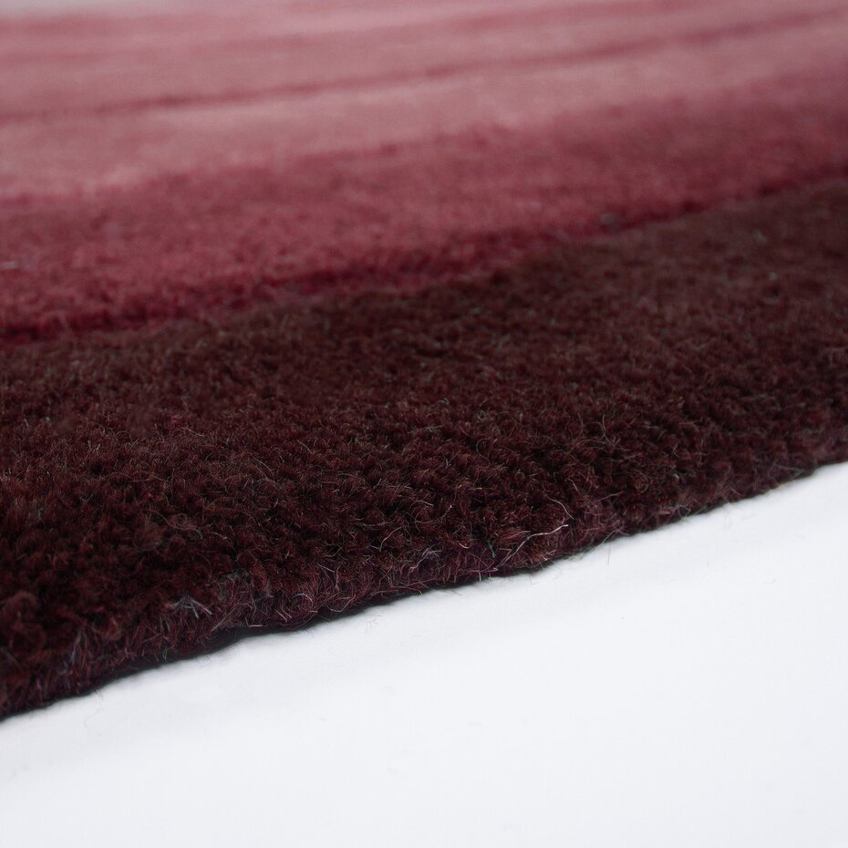 Organisch wollen vloerkleed - Puddle Ombre Paars Organisch wollen vloerkleed - Puddle Ombre Paars