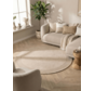 Rond wollen vloerkleed - Kari Beige