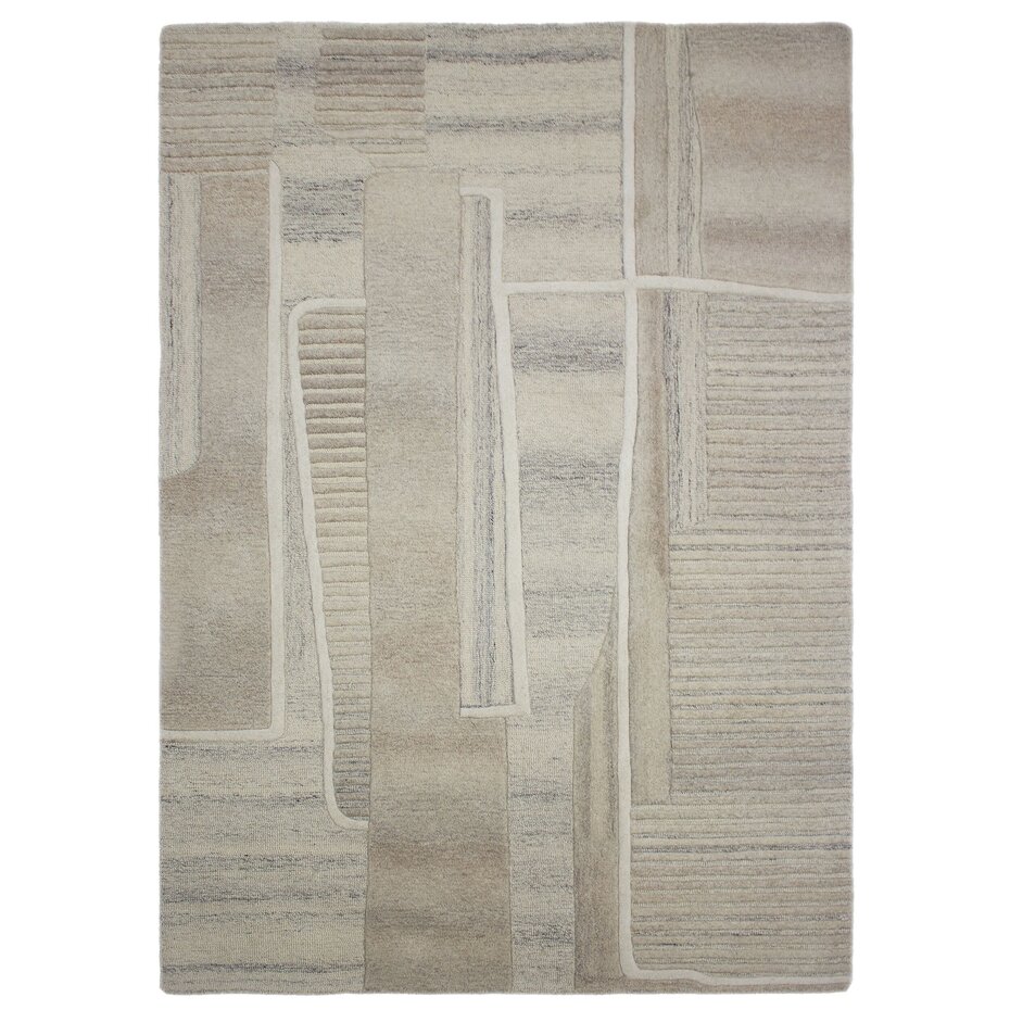 Wollen vloerkleed - Lira Naturel/Beige Wollen vloerkleed - Lira Naturel/Beige