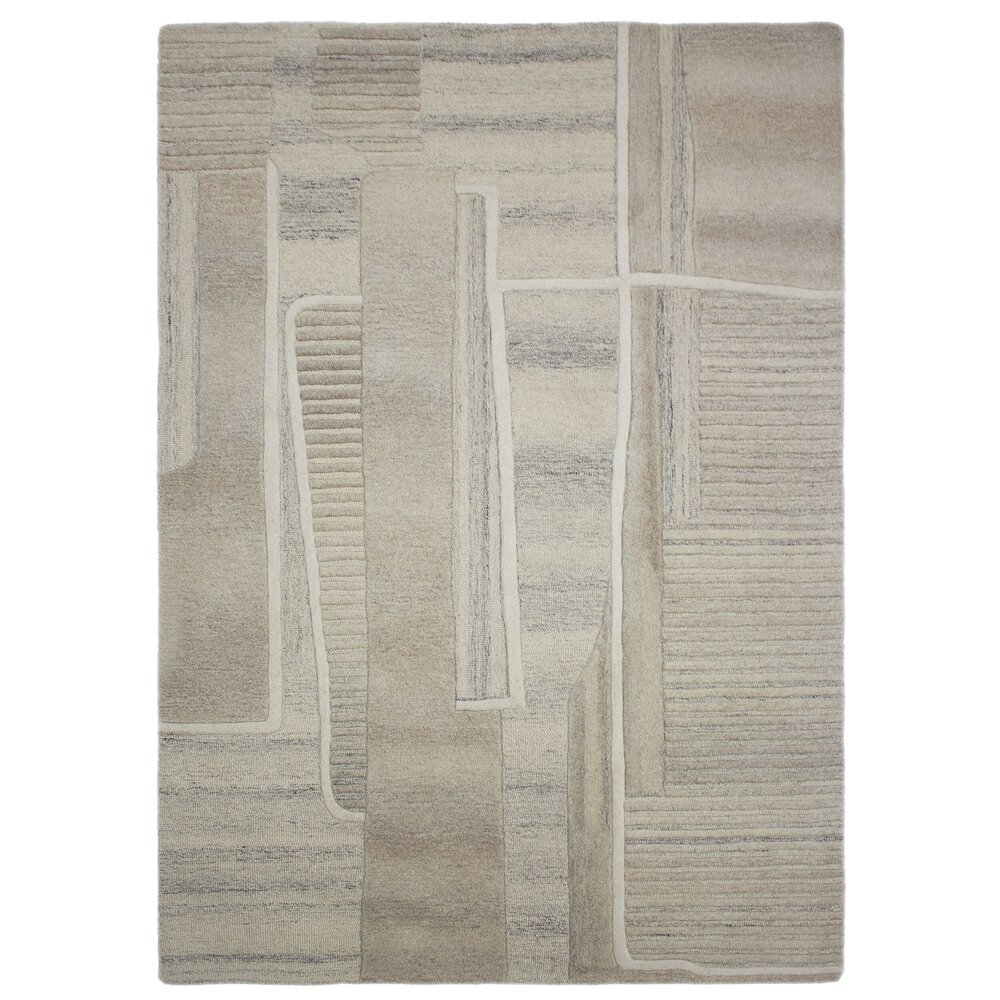 Wollen vloerkleed - Lira Naturel/Beige Wollen vloerkleed - Lira Naturel/Beige