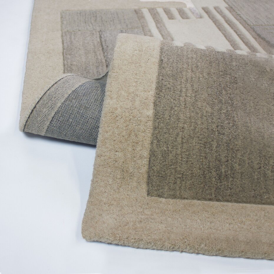 Wollen vloerkleed - Vara Naturel/Beige Wollen vloerkleed - Vara Naturel/Beige