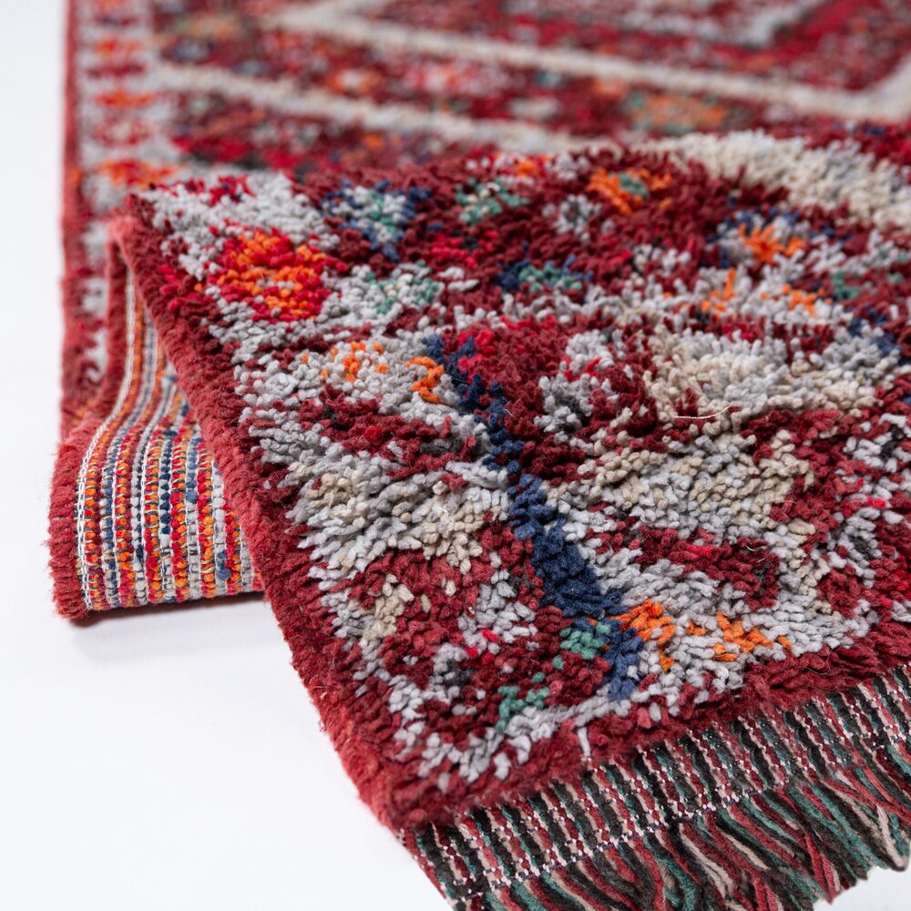 Hoogpolig vloerkleed - Emil Shaggy Rood Hoogpolig vloerkleed - Emil Shaggy Rood