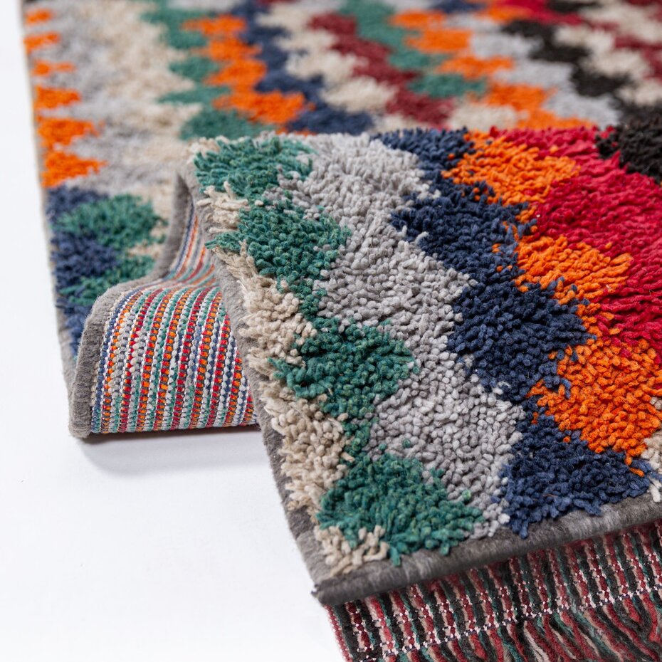 Shaggy vloerkleed - Nexis Kleurrijk Shaggy vloerkleed - Nexis Kleurrijk