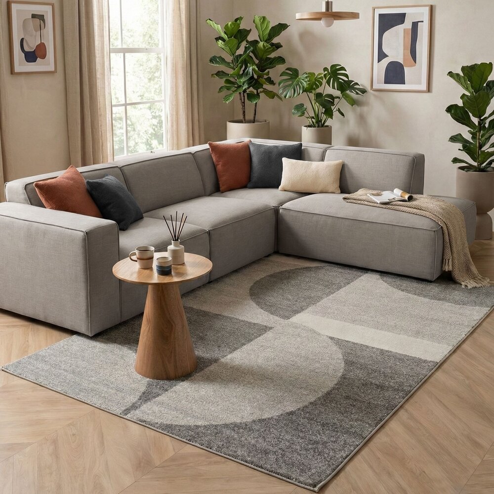 Scandinavisch vloerkleed - Belos Grijs Scandinavisch vloerkleed - Belos Grijs