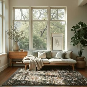 Vintage vloerkleed - Gia Global Groen Vintage vloerkleed - Gia Global Groen