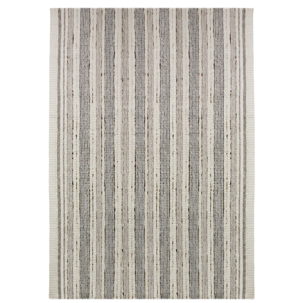 Wollen vloerkleed - Veya Stripe Naturel Wollen vloerkleed - Veya Stripe Naturel