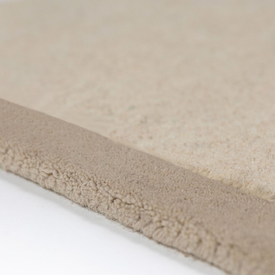 Wollen abstract vloerkleed - Lozenge Beige/Naturel Wollen abstract vloerkleed - Lozenge Beige/Naturel