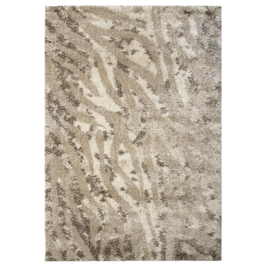 Hoogpolig vloerkleed - Leopard Abstract Beige Hoogpolig vloerkleed - Leopard Abstract Beige