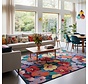 Bloemen vloerkleed - Cut Out Floral Kleurrijk