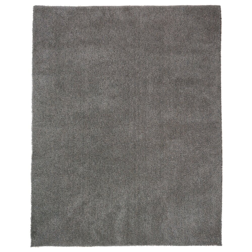 Effen vloerkleed - Tiara Donkergrijs