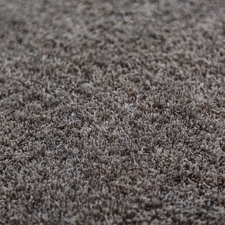 Effen vloerkleed - Tiara Donkergrijs