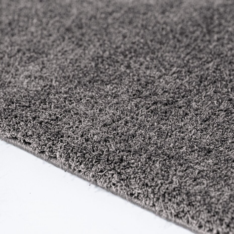 Effen vloerkleed - Tiara Donkergrijs