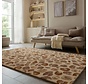 Viscose vloerkleed - Leopard Print Naturel/Beige