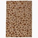 Viscose vloerkleed - Leopard Print Naturel/Beige