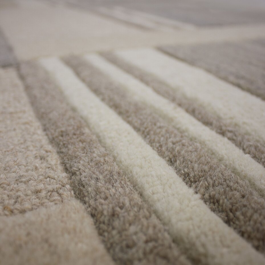 Wollen loper - Vara Naturel/Beige Wollen loper - Vara Naturel/Beige