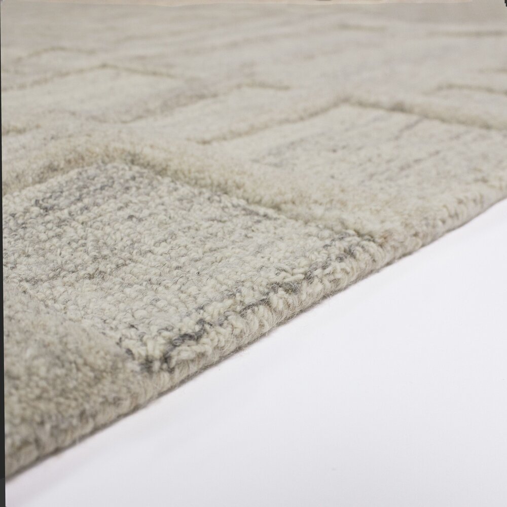 Wollen loper - Elva Naturel/Beige Wollen loper - Elva Naturel/Beige